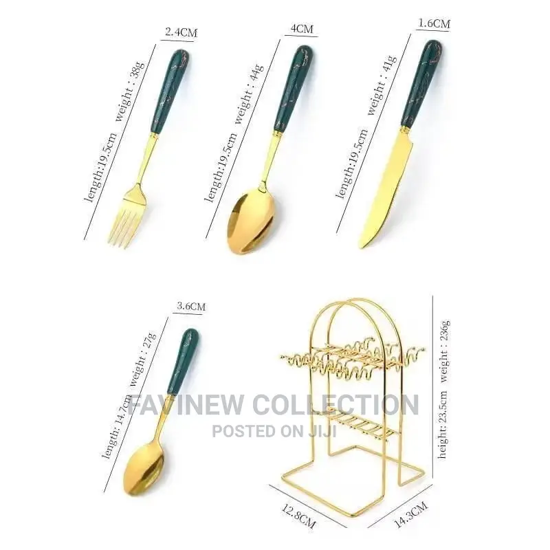 24 Pc's High-Quality Cutlery Set