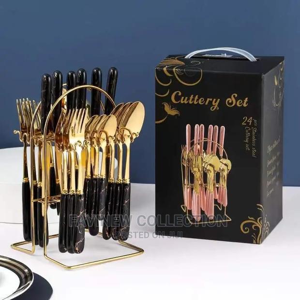 24 Pc's High-Quality Cutlery Set - thumbnail 4