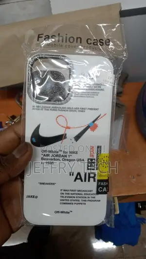 iPhone 12 Pro Max Nike Case (White)