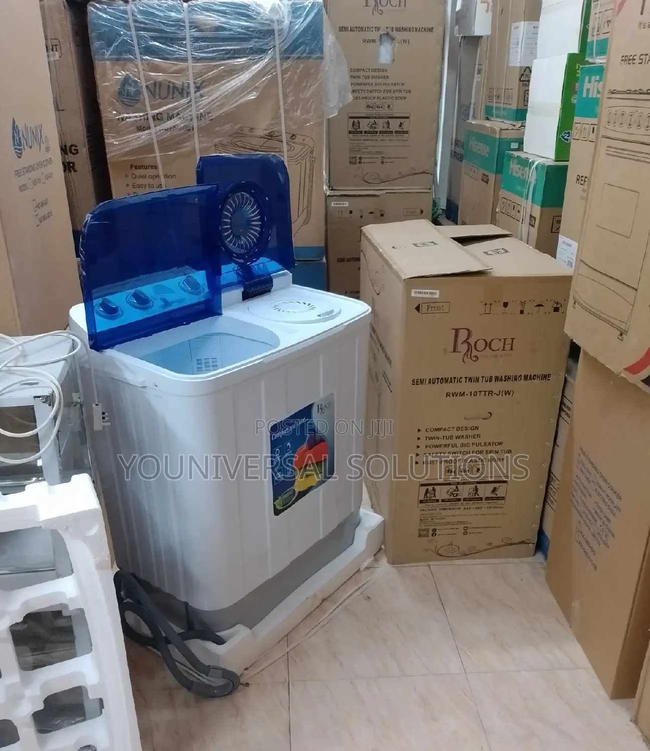 RWM-10ttr-J(W) Roch 10 Kg Top Load Semi Automatic