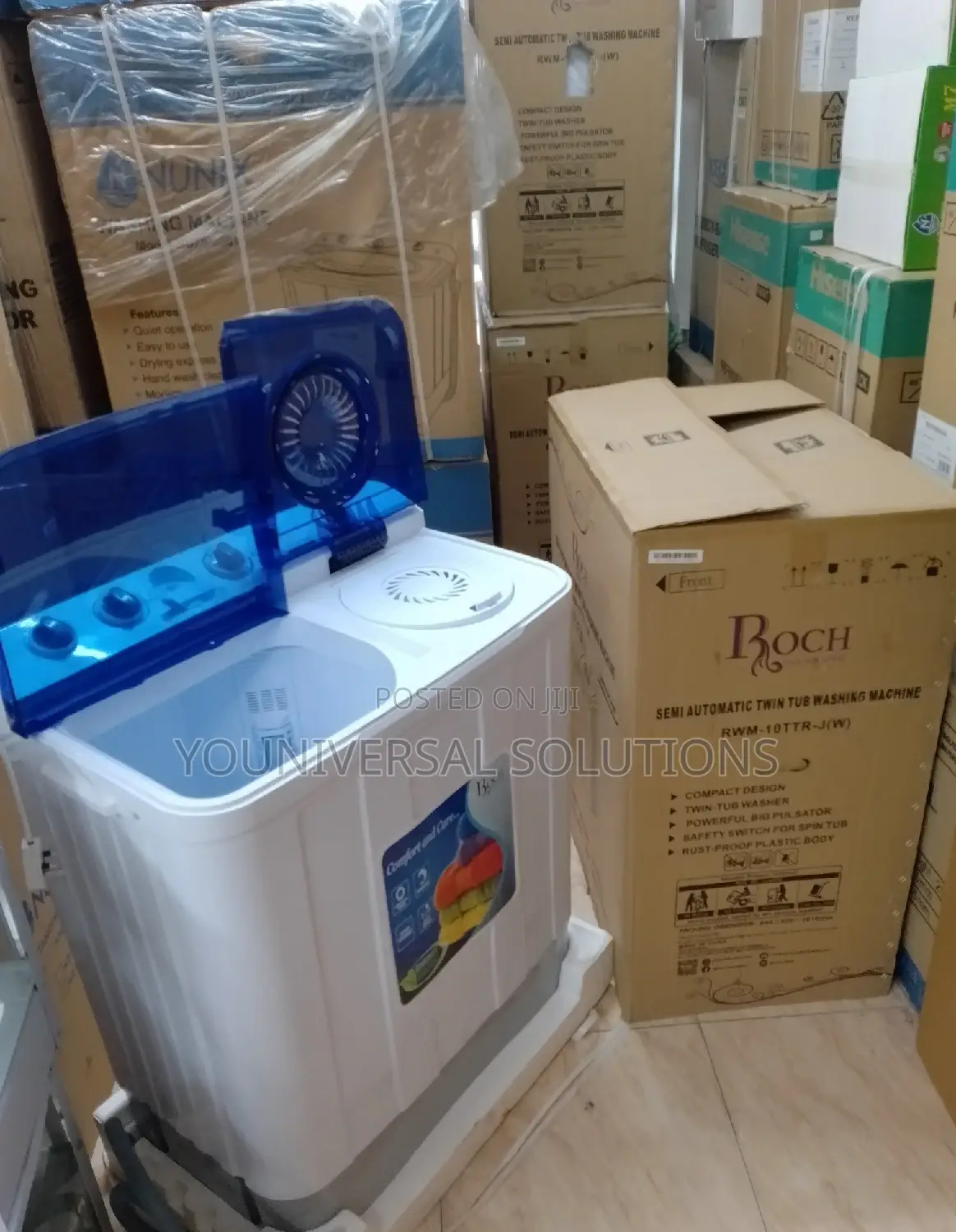 Roch 10 Kg Top Load Semi Automatic Twin Tub