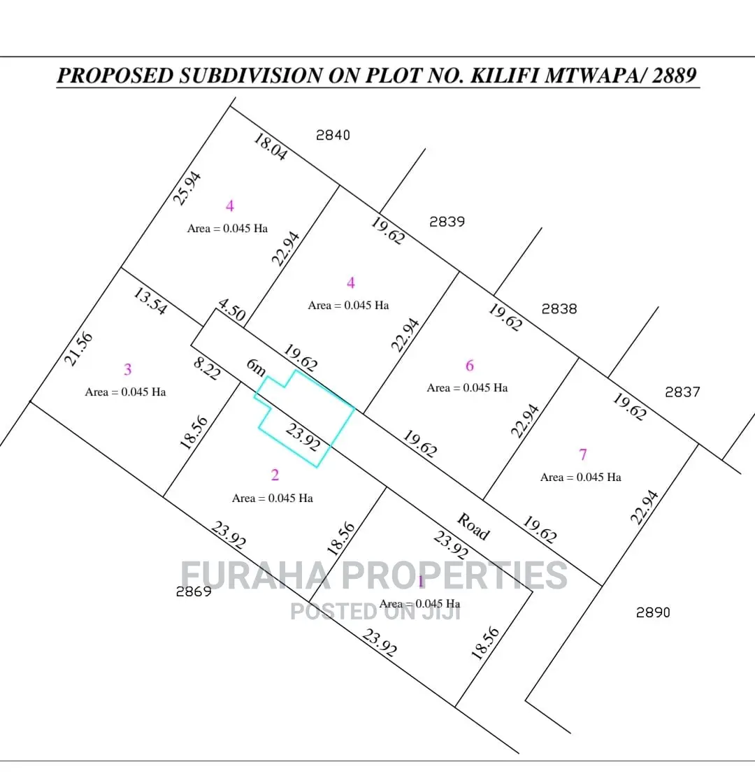 For Sale Several One Eighth Acre Plots Mtwapa