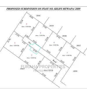 For Sale Several One Eighth Acre Plots Mtwapa