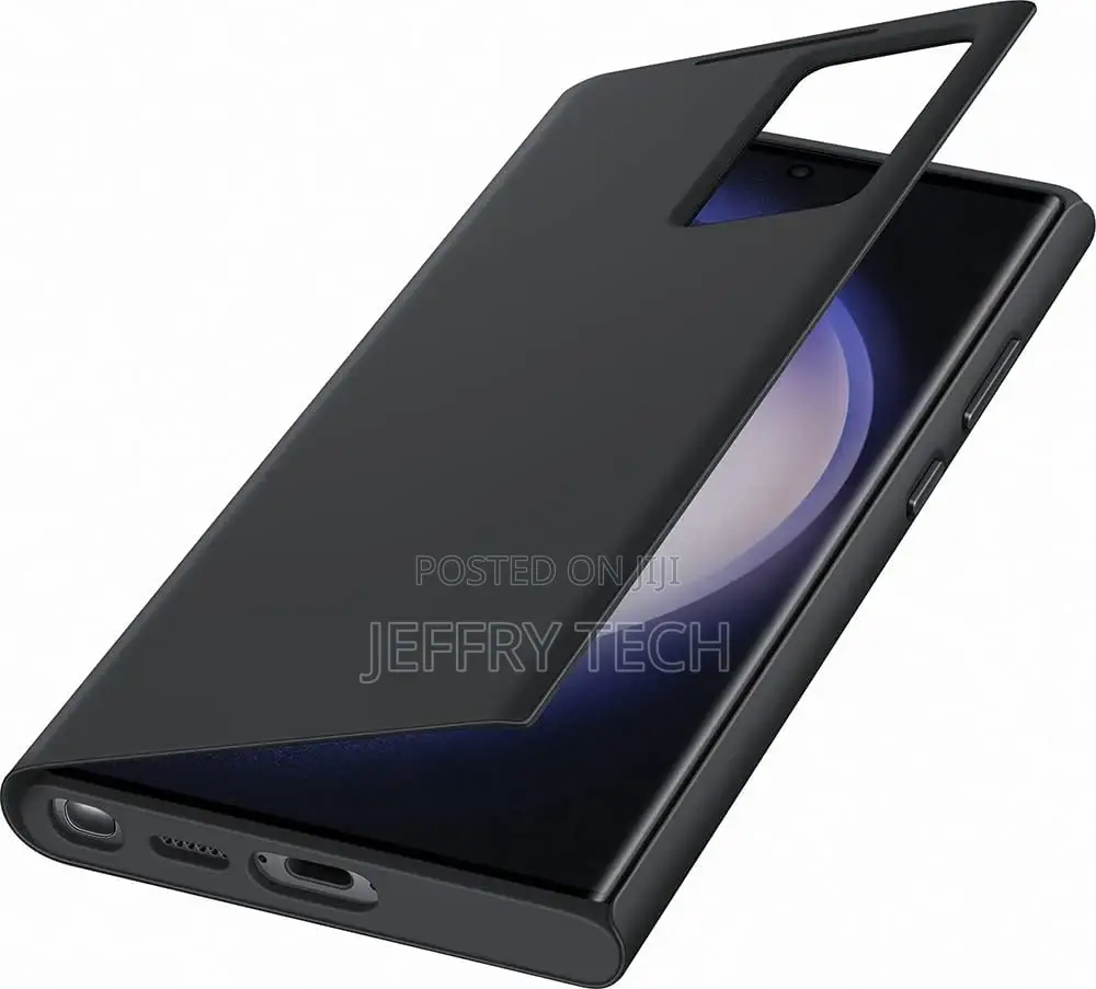 SAMSUNG Galaxy S23 Ultra Smart View Wallet Case Black, Laven