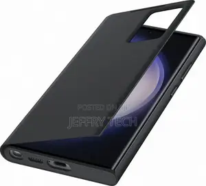 SAMSUNG Galaxy S23 Ultra Smart View Wallet Case Black, Laven