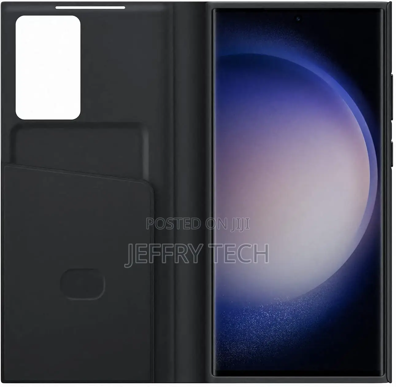 SAMSUNG Galaxy S23 Ultra Smart View Wallet Case Black, Laven