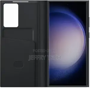 SAMSUNG Galaxy S23 Ultra Smart View Wallet Case Black, Laven