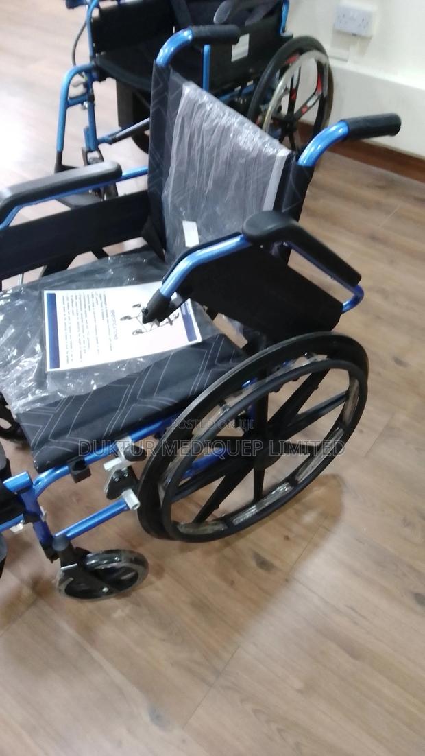 Heavy Duty Wheelchair, 50cm Seat Width - thumbnail 3