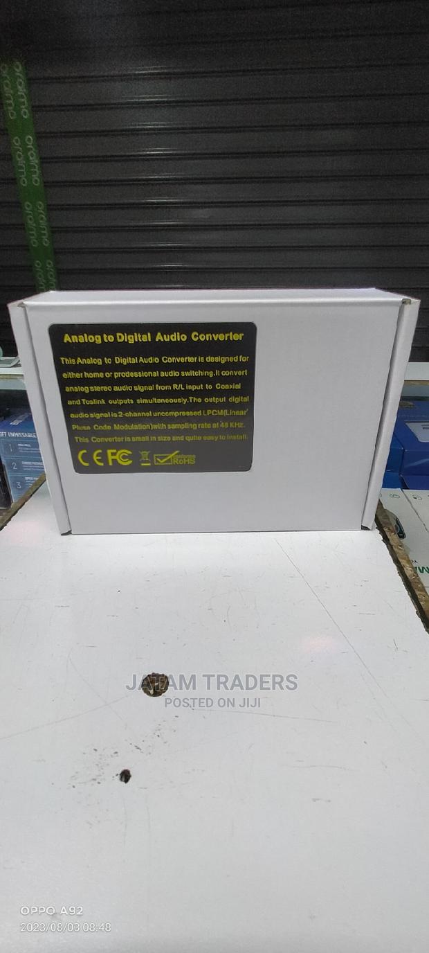Audio Converter, Analog to Digital