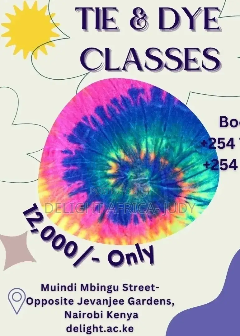 Tie and Dye Fashion Classes Course
