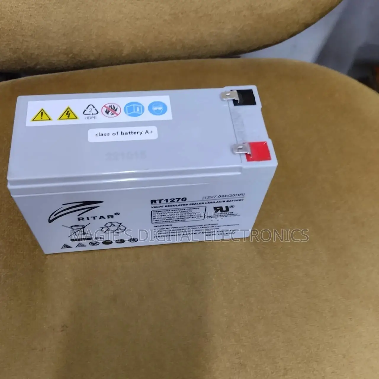 Ritar Battery 12v 7ah 20hrs
