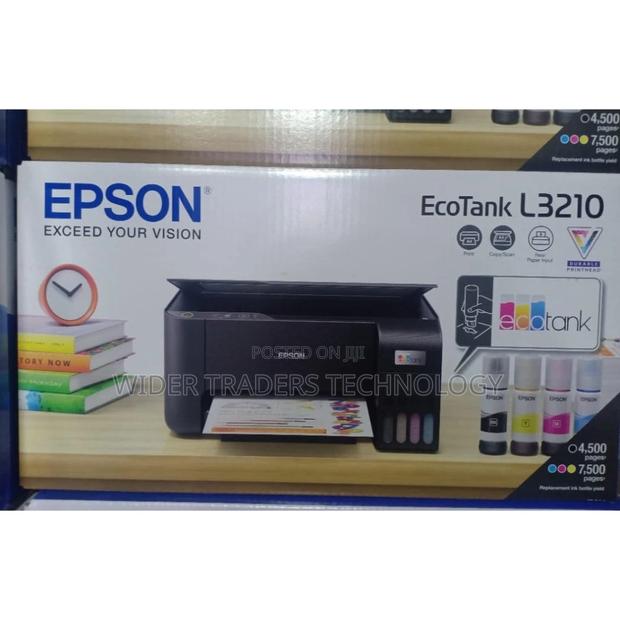 Epson Ecotank L3210 A4 All-in-One Ink Tank Printer - main view