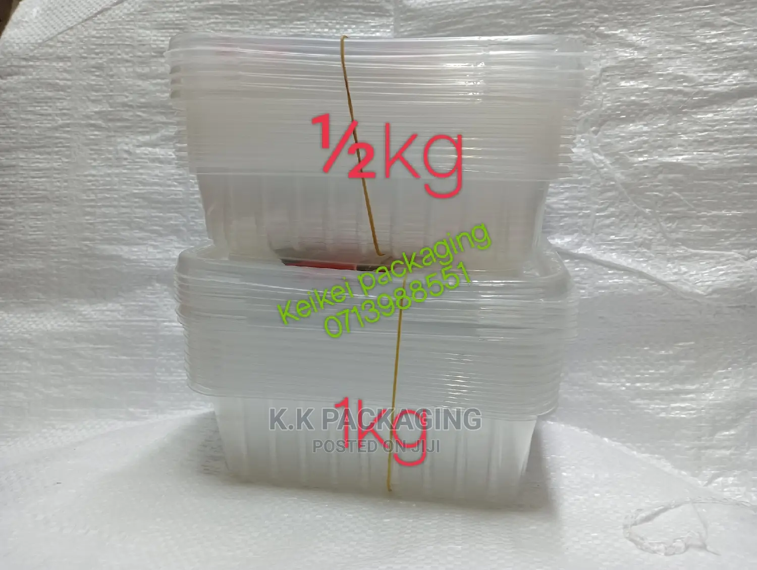 1⁄2kg and 1kg Punnets