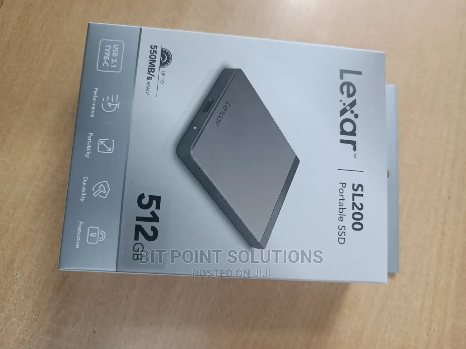 Lexar 512gb External Portable SSD
