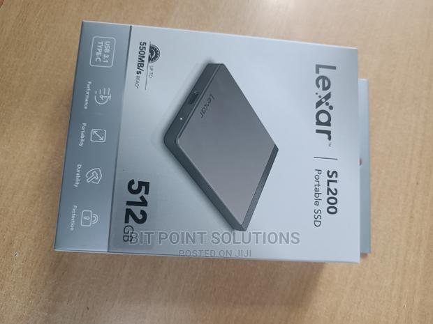 Lexar 512gb External Portable SSD