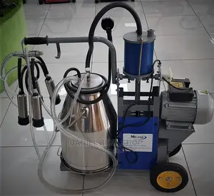 Complete Portable Milking Machine Single Barrel