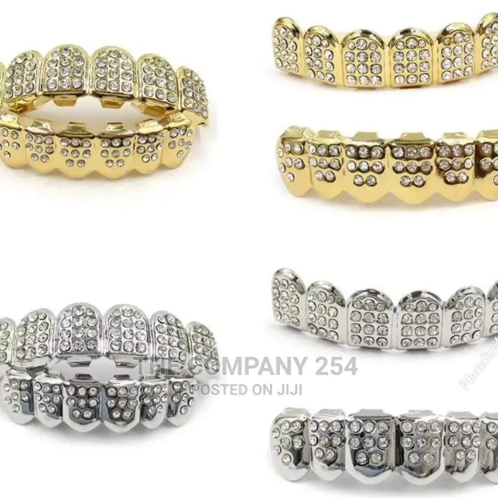 Designer Iced Cuban Hip Hop Miami Teeth Grill