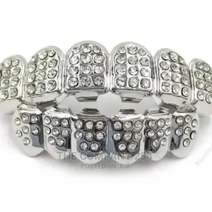 Designer Iced Cuban Hip Hop Miami Teeth Grill