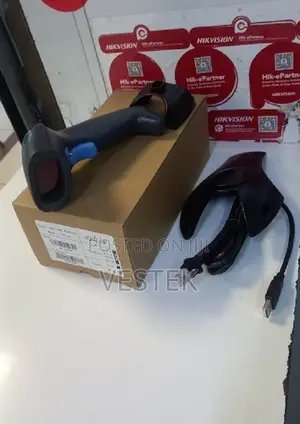 Handheld Barcode Scanner POS With Stand Wired 1D