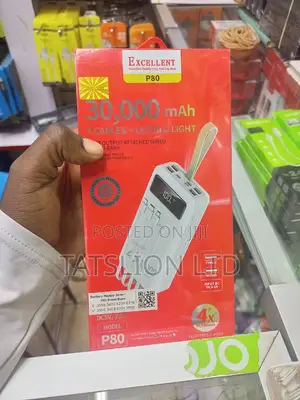 Excellent 4in1 Pd 30000mah Long Lasting Fastcharge Powerbank