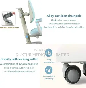 Ergonomic Children's Study/ Learning Chair Adjustable Height