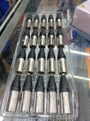 Silver XLR Connectors