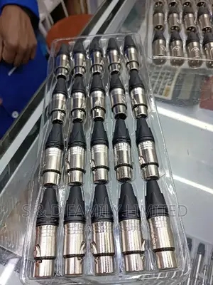 Silver XLR Connectors