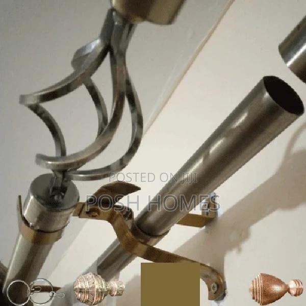 4M Double Extendable Curtain Rods