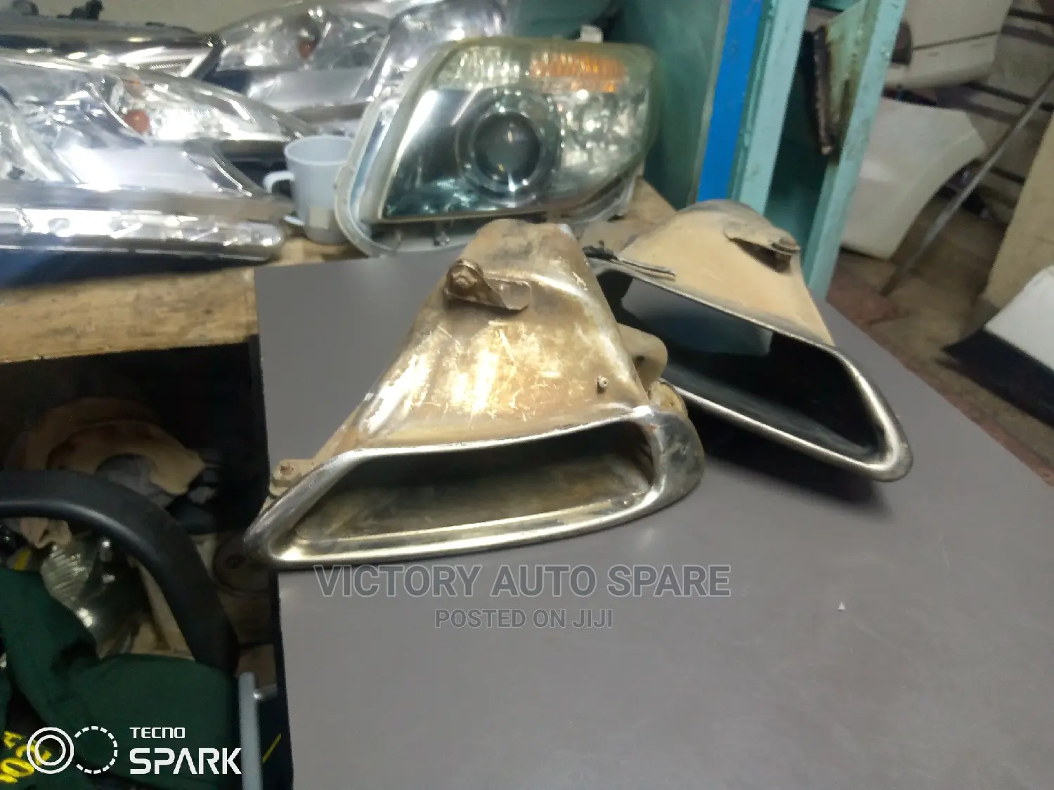 Mark X Rear Bumper Exhaust Crome Old Model