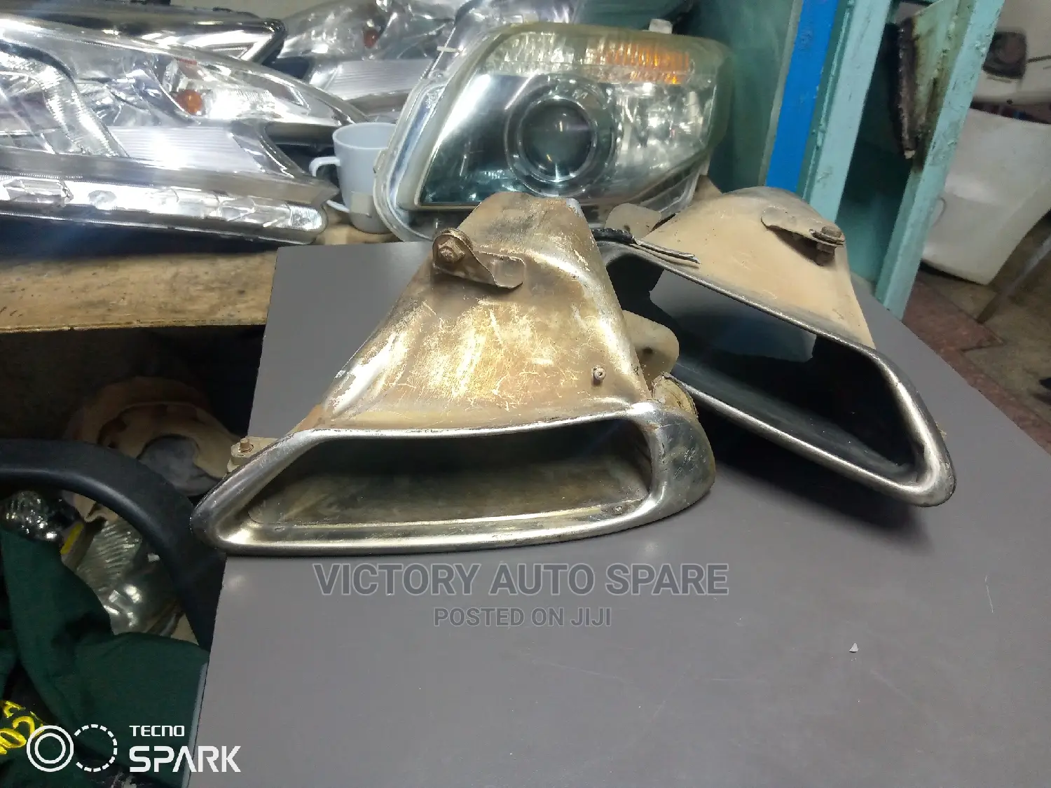 Mark X Rear Bumper Exhaust Crome Old Model