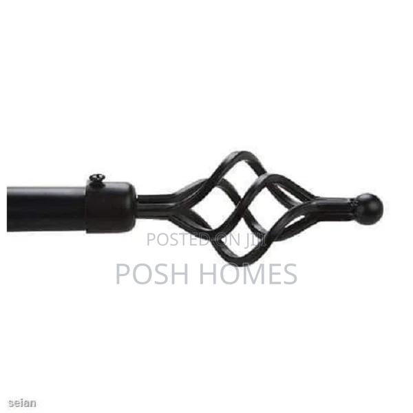 2M Double Adjustable Curtain Rods