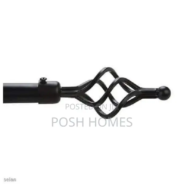 2M Double Adjustable Curtain Rods