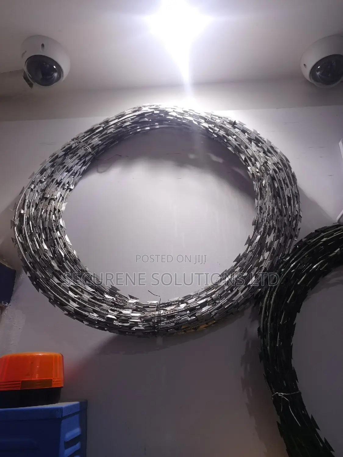 Silver Razor Wire Double Galvanized