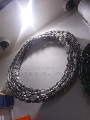 Silver Razor Wire Double Galvanized