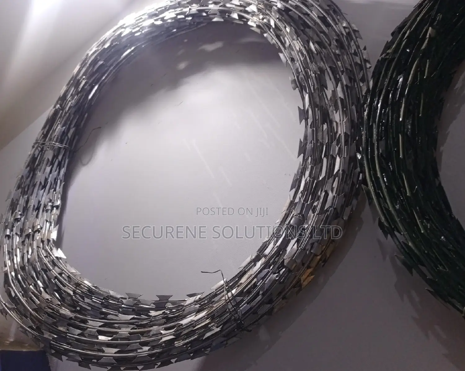 Silver Razor Wire Double Galvanized