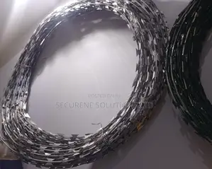 Silver Razor Wire Double Galvanized