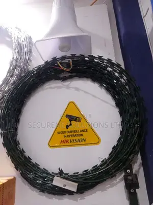 Razor Wire Green PVC Coated
