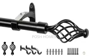 2M Extendable Curtain Rods