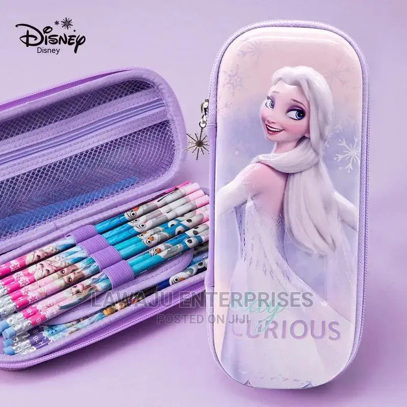Girls Disney Themed Pencil Pouches /Pencil Case
