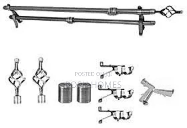2M Extendable Curtain Rods