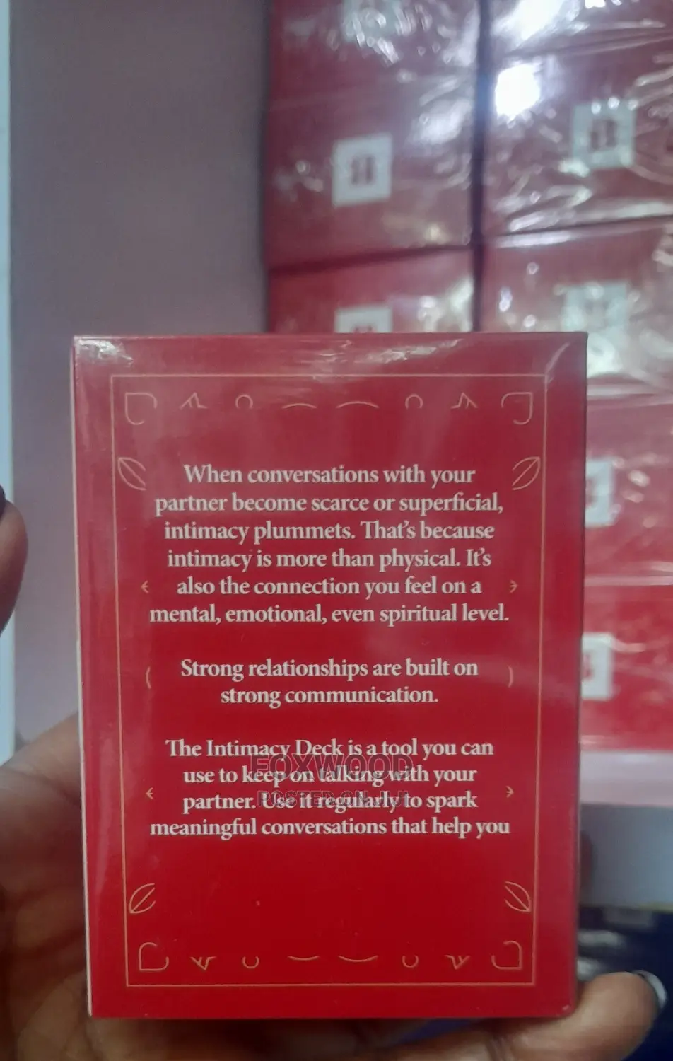 Intimacy Deck for Couples Card Game