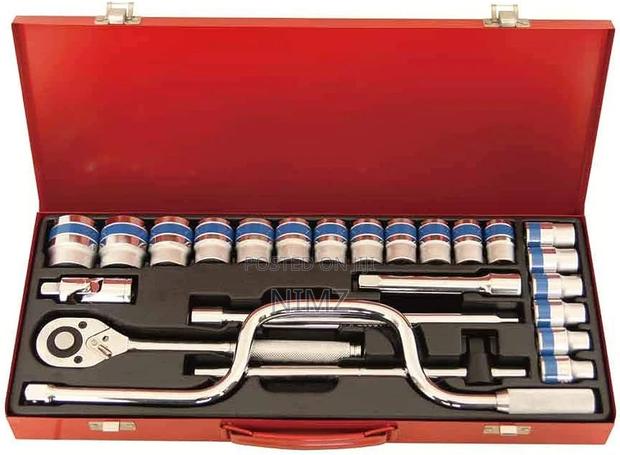24 PCS Socket Set 12 Pt, 1/2 Inch Drive, - main view