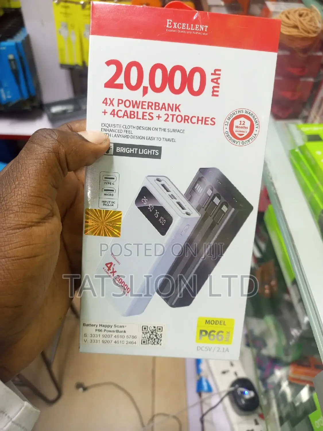 Excellent Power Bank 20000 Mah