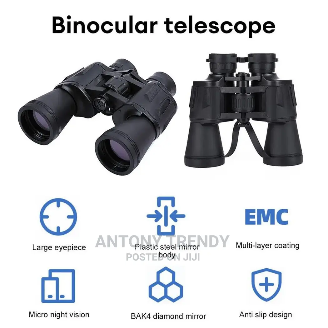 Waterproof Binocular BAK4 Prism FMC Lens 60 by 60