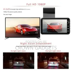 Dual Lens Vehicle Blackbox DVR G-Sensor