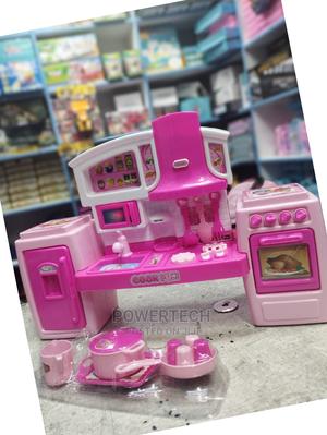 Kids Kitchen Play Set Pretending Play Role - thumbnail 2