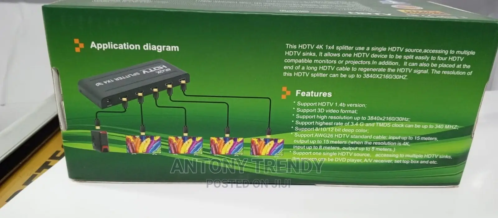 3D * 1080P 1X2 1 in 2 Out HDMI Splitter