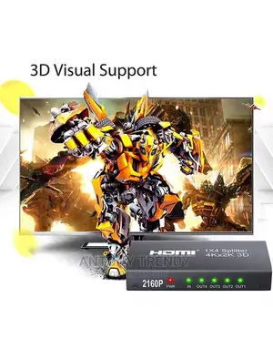 1x4 HDMI Splitter, 1 in 4 Out HDMI Splitter Audio