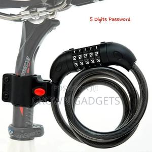 Coiling Combination Cable Bike Lock - thumbnail 2