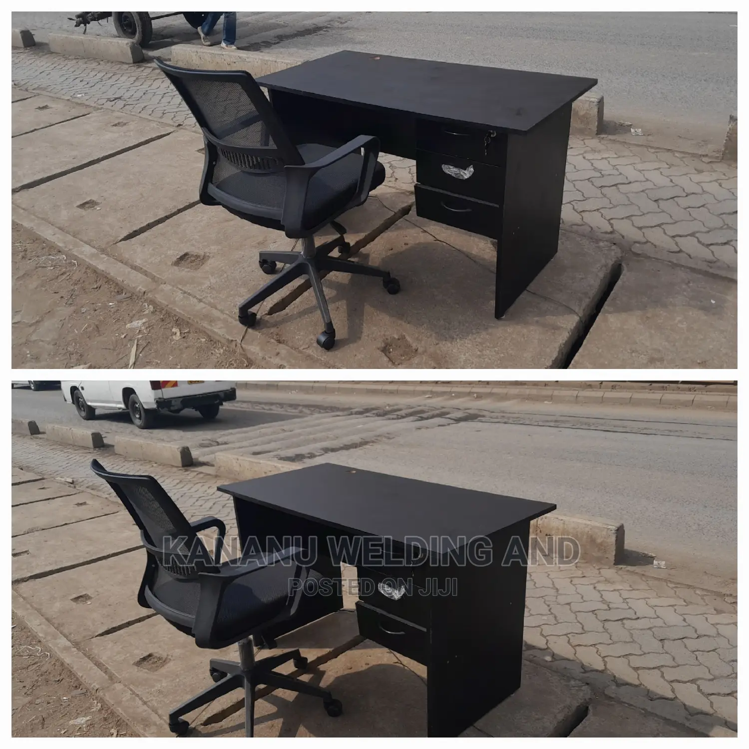 Office Desk and Office Chair